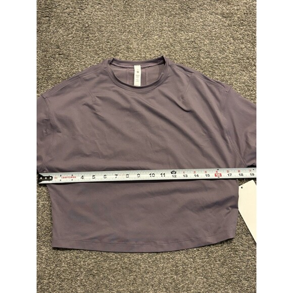 Lululemon Abrasion-Resistant Training Tee Size 0 Purple NWT - Picture 4 of 8